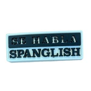 Se Habla Spanglish Croc Charm